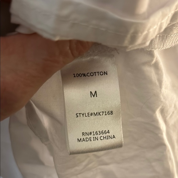 White Ruffled Blouse - Picture 6 of 6